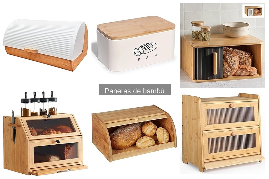Mejores paneras de bambú para mantener el pan fresco