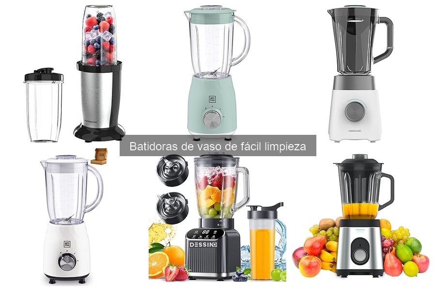 Mejores recetas con batidoras de vaso de fácil limpieza