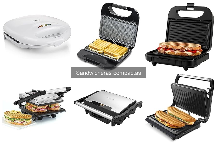 Mejores sandwicheras compactas para familias pequeñas
