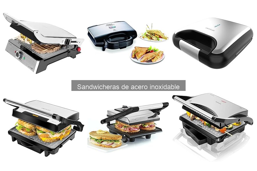 Mejores sandwicheras de acero inoxidable para uso doméstico