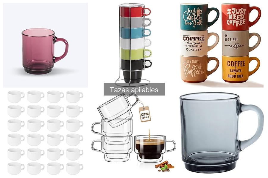Mejores tazas apilables para familias: comparativa 2023