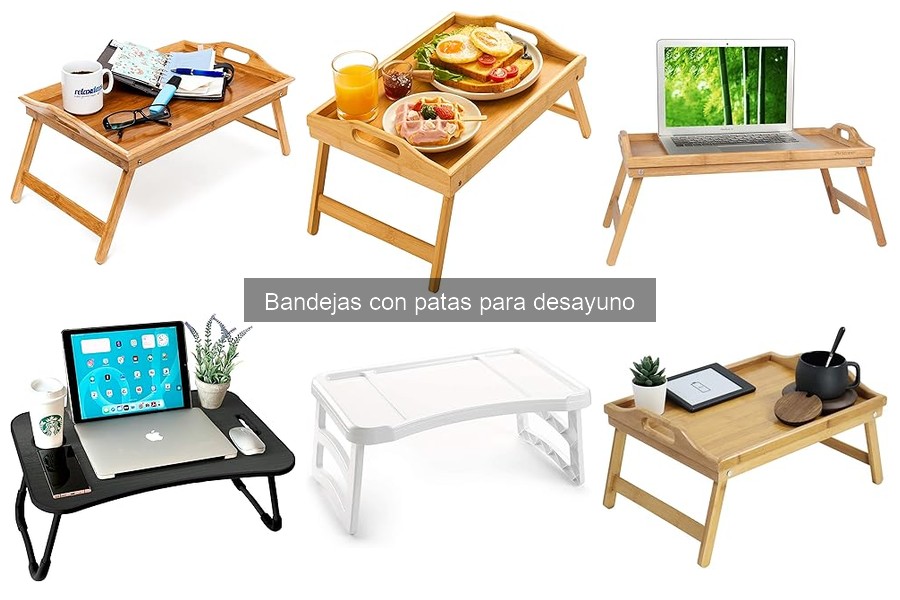 Mejores tiendas para comprar bandejas con patas para desayuno