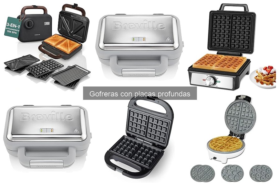 Mejores tiendas para comprar gofreras profundas a buen precio