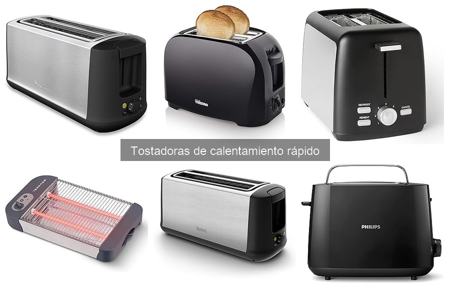 Mejores tostadoras de calentamiento rápido en 2023