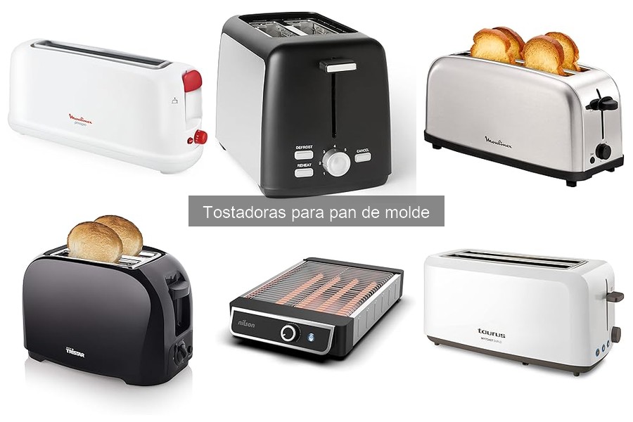 Mejores tostadoras para pan de molde en 2023: Comparativa