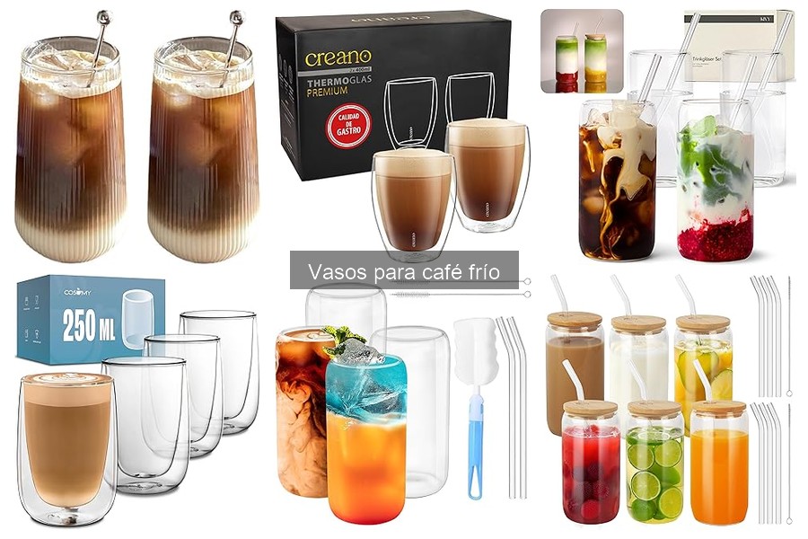 Mejores vasos para café frío: comparativa y opiniones