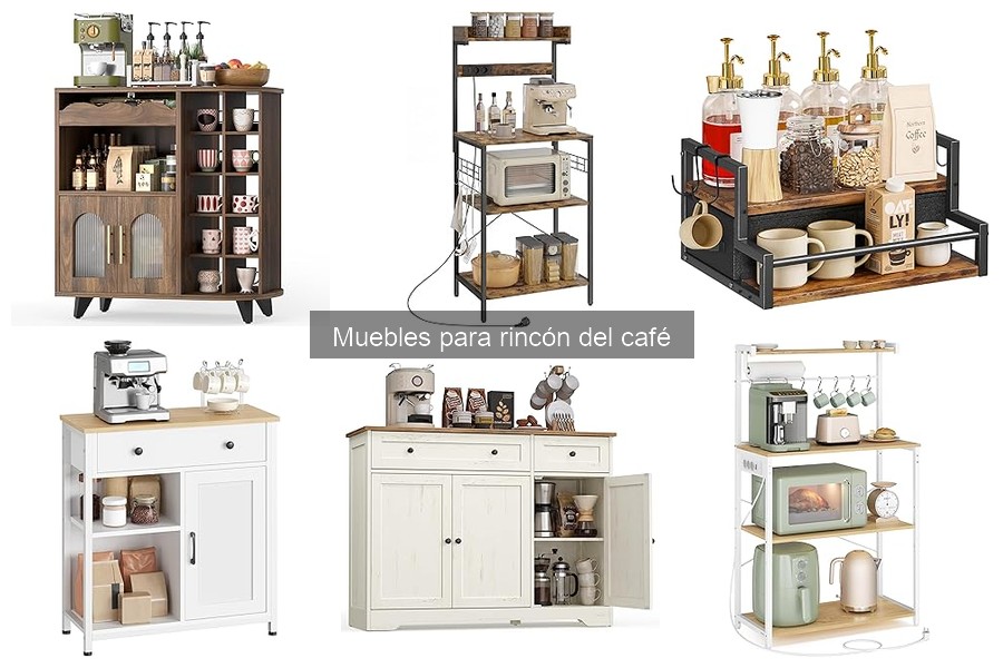 Muebles ideales para tu rincón del café en casa