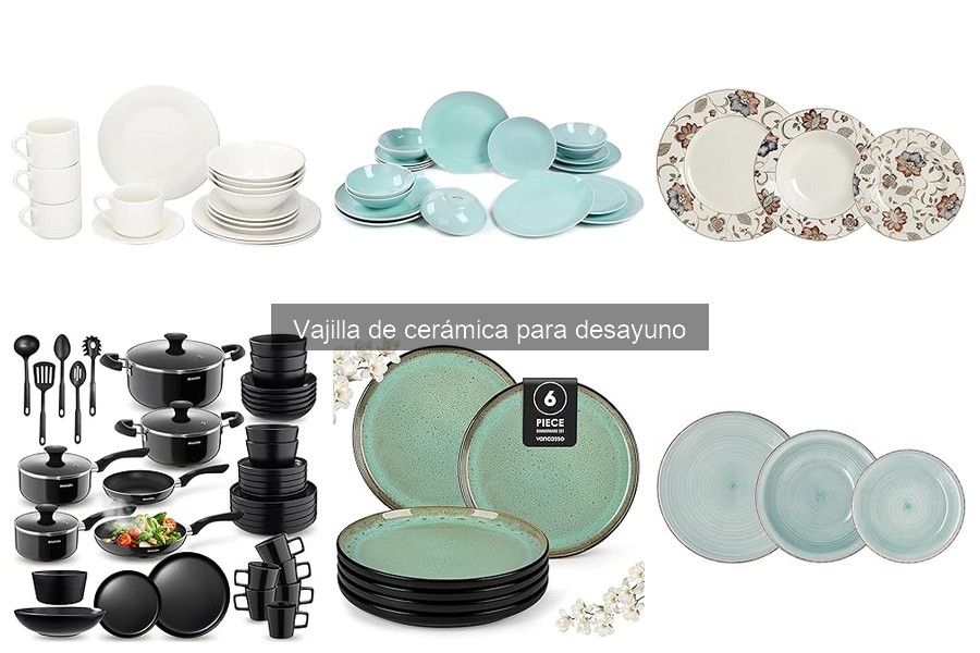 Ofertas irresistibles en vajilla de cerámica para desayuno