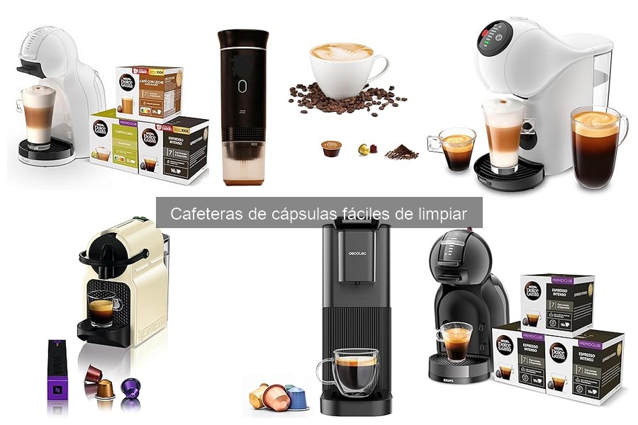 Ofertas y precios de cafeteras de cápsulas fáciles de limpiar
