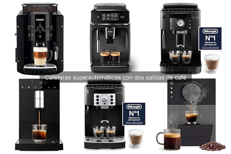 Ofertas y precios en cafeteras superautomáticas de dos salidas