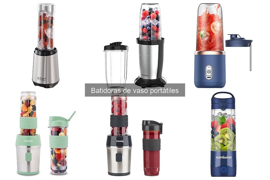 Opiniones de Batidoras de Vaso Portátiles: Comparativa 2023