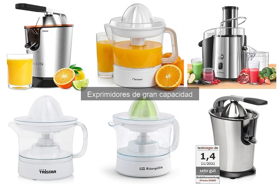 Opiniones de Exprimidores de Gran Capacidad: ¡Conoce la Verdad!