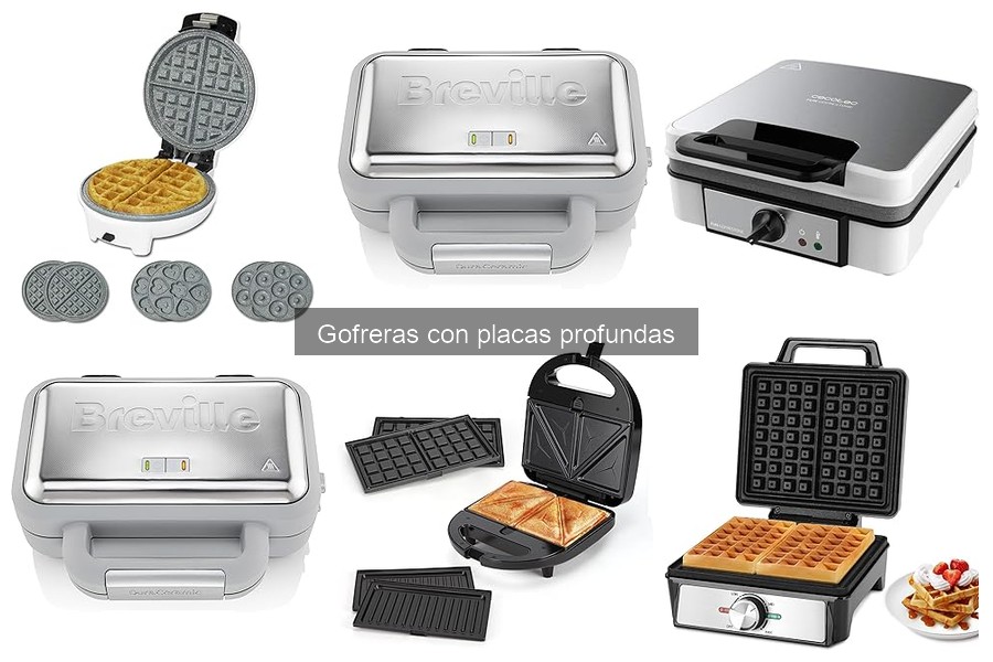 Opiniones de gofreras con placas profundas: ¿Cuál elegir?
