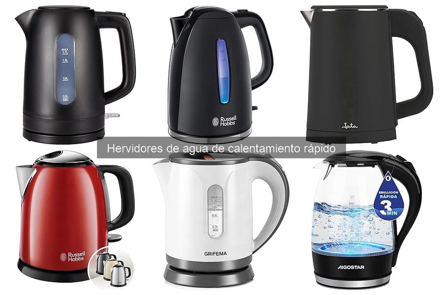 Opiniones de hervidores de agua de calentamiento rápido