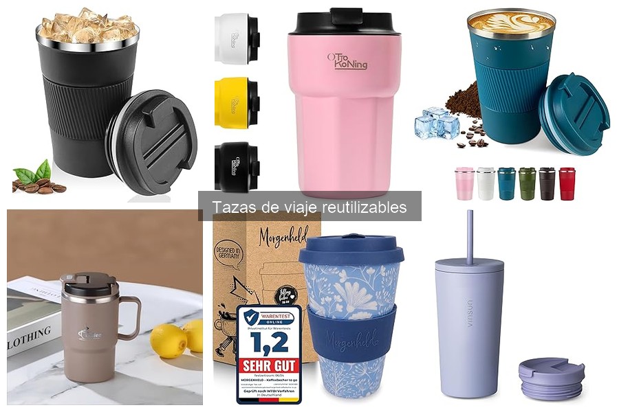 Opiniones de Tazas de Viaje Reutilizables para Llevar Café