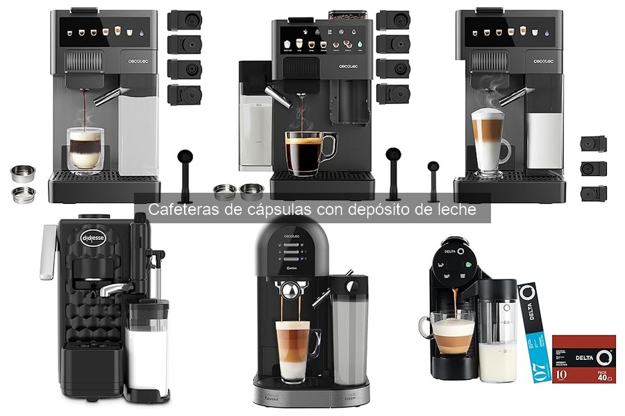 Opiniones de usuarios sobre cafeteras de cápsulas con leche