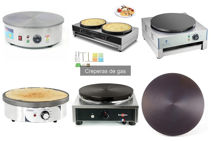 Opiniones de usuarios sobre creperas de gas destacadas