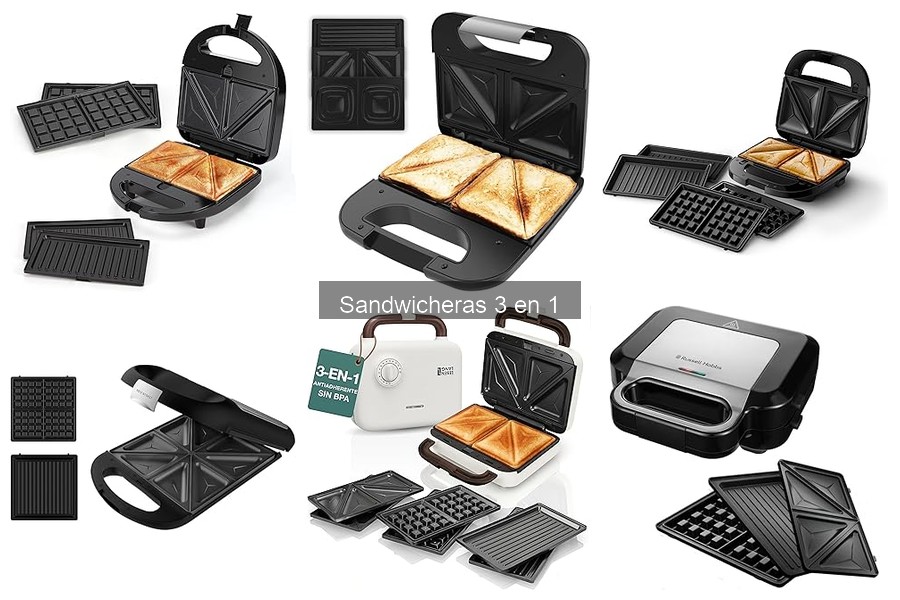 Opiniones de usuarios sobre sandwicheras 3 en 1