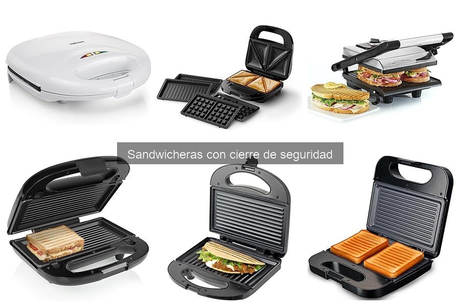 Opiniones de usuarios sobre sandwicheras con cierre de seguridad
