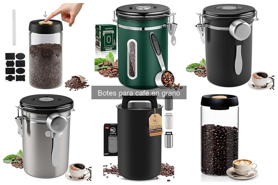 Opiniones sobre Botes para Café en Grano: Comparativa 2023