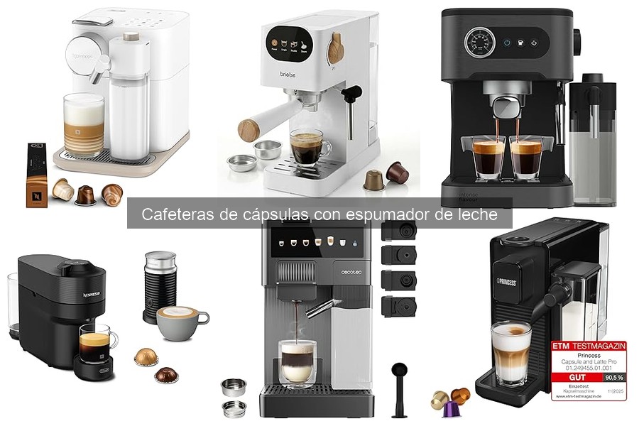 Opiniones sobre cafeteras de cápsulas con espumador de leche