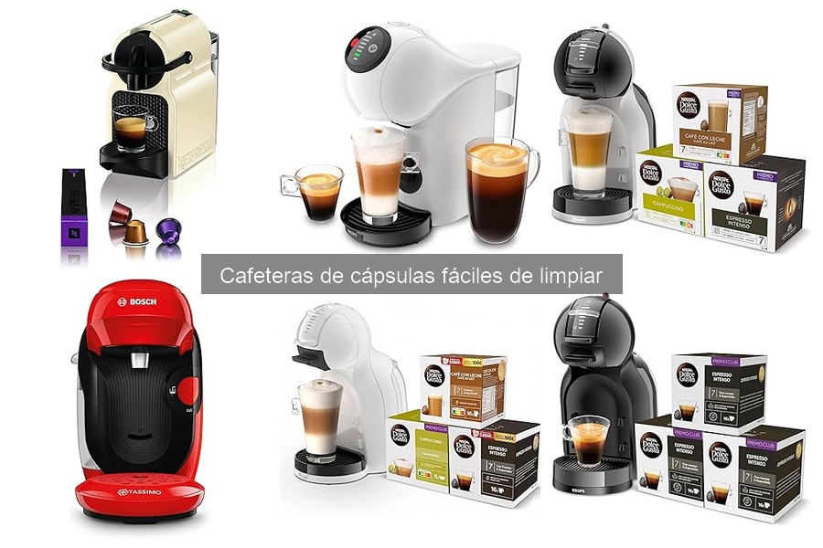 Opiniones sobre cafeteras de cápsulas fáciles de limpiar