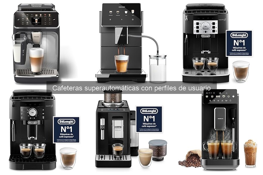 Opiniones sobre cafeteras superautomáticas con perfiles de usuario
