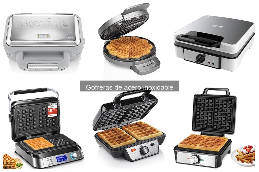 Opiniones sobre Gofreras de Acero Inoxidable: Mejores Marcas