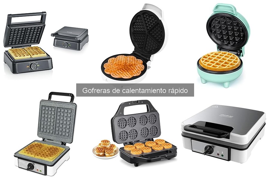 Opiniones sobre gofreras de calentamiento rápido: ¡Descubre las mejores!