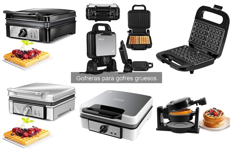 Opiniones sobre Gofreras para Gofres Gruesos: ¿Cuál Elegir?