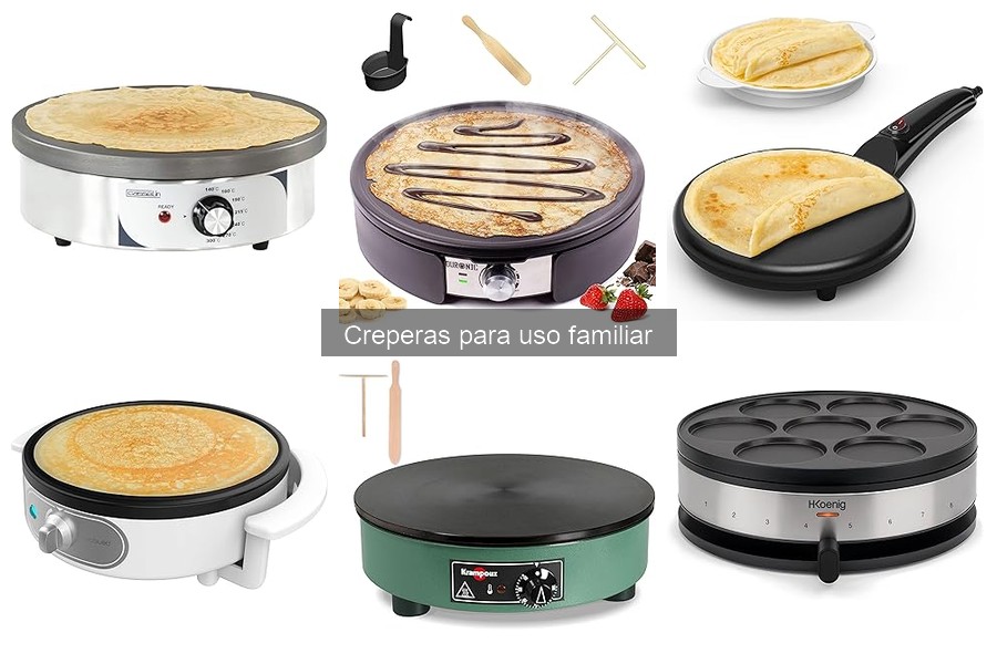 Opiniones sobre las mejores creperas eléctricas para familia