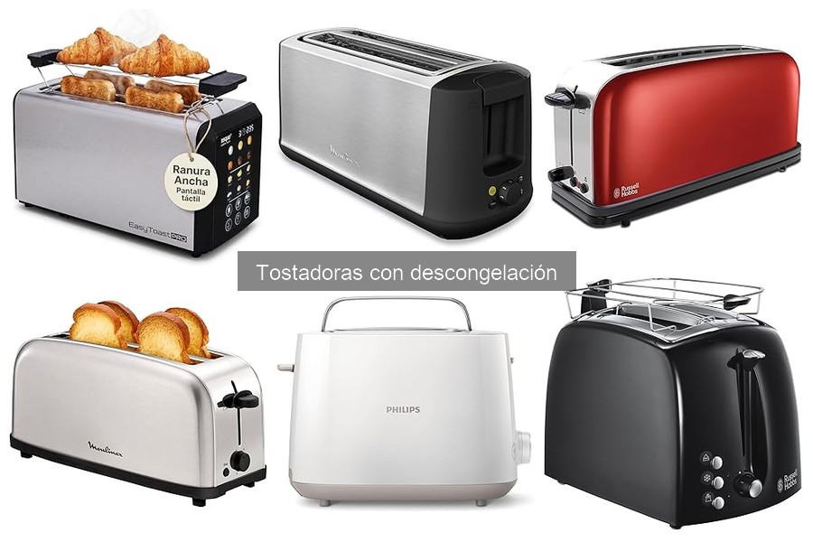 Opiniones sobre las mejores tostadoras con descongelación