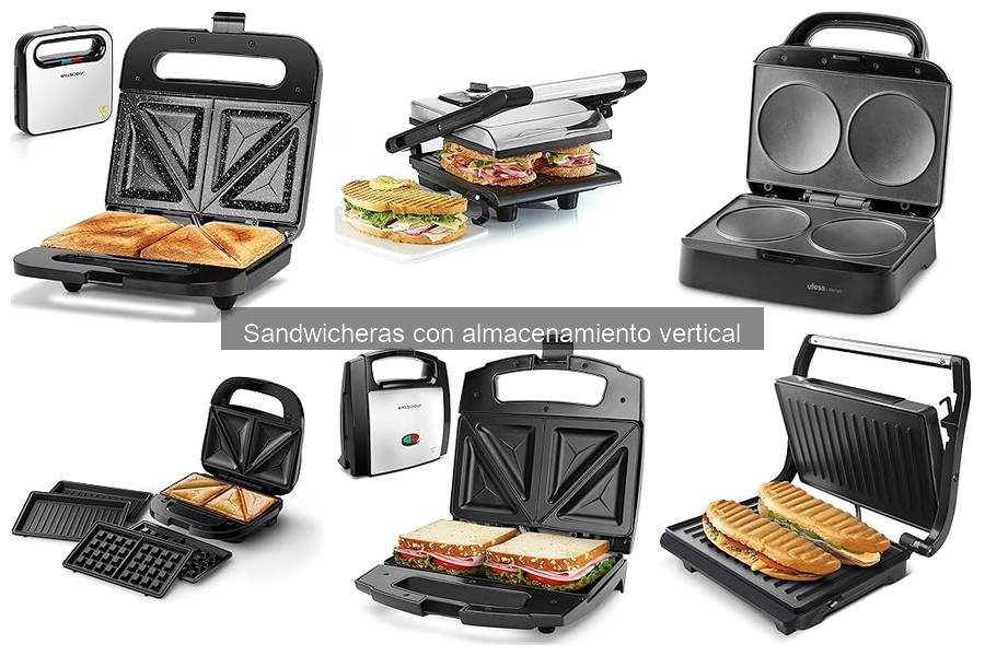 Opiniones sobre sandwicheras con almacenamiento vertical