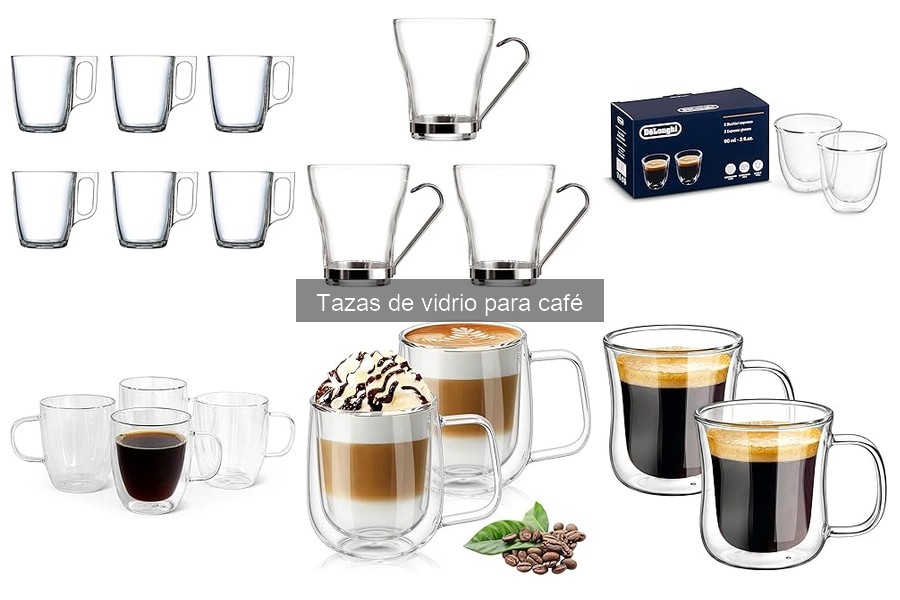Precio promedio de tazas de vidrio para café