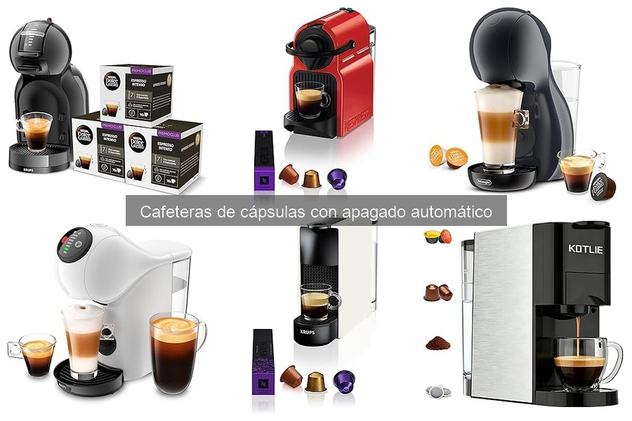 Precios de cafeteras de cápsulas con apagado automático