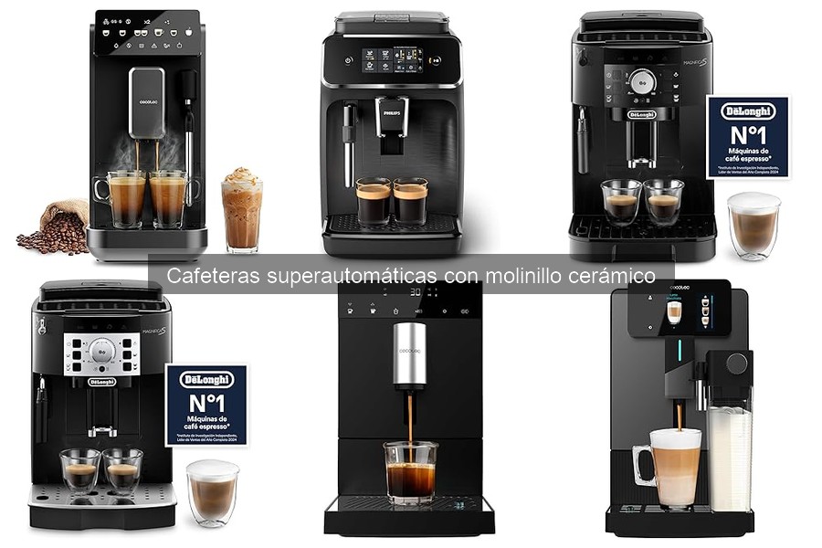 Precios de cafeteras superautomáticas con molinillo cerámico