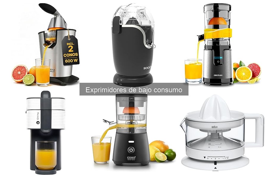 Precios de exprimidores de bajo consumo en Amazon