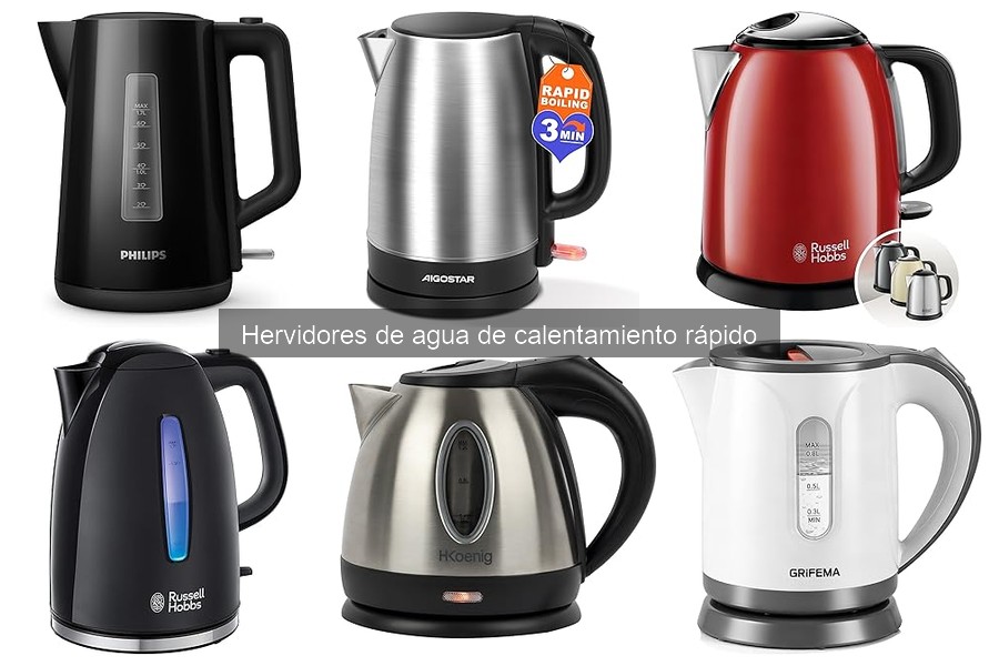 Precios de hervidores de agua de calentamiento rápido