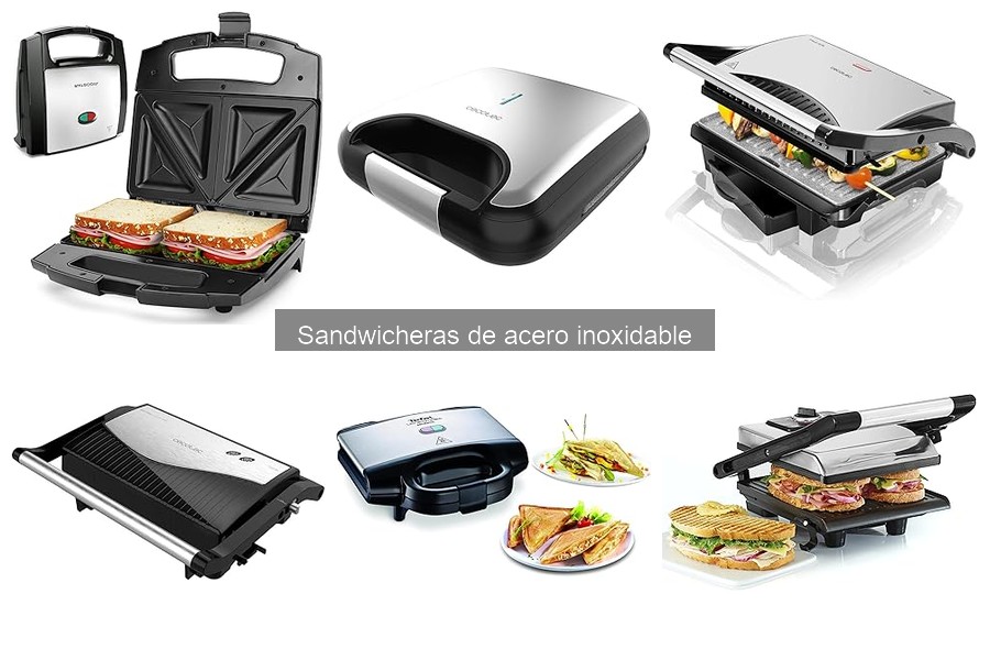 Precios de sandwicheras de acero inoxidable y mejores tiendas