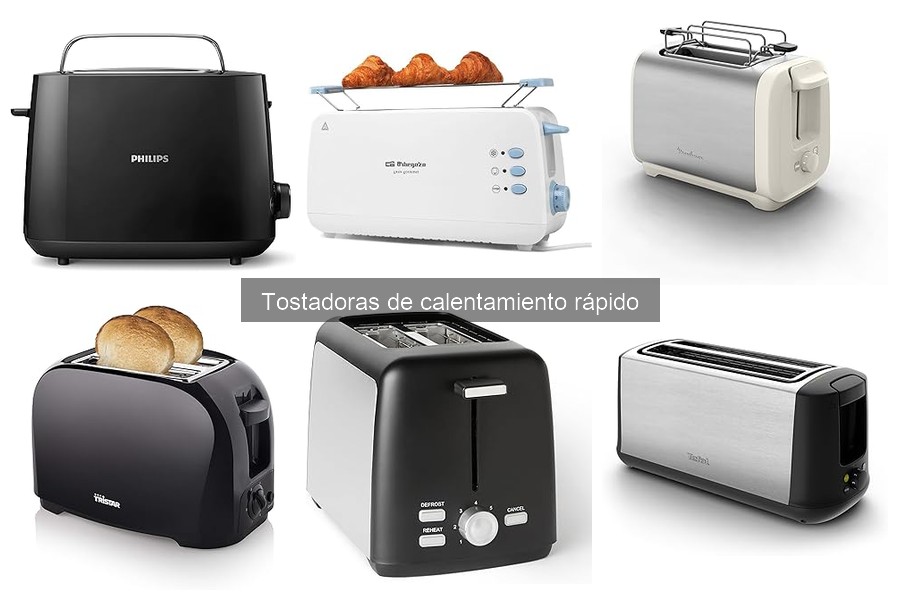 Precios de Tostadoras de Calentamiento Rápido y Dónde Comprarlas