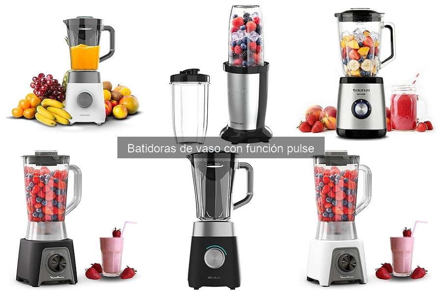Problemas comunes al usar batidoras de vaso con función pulse
