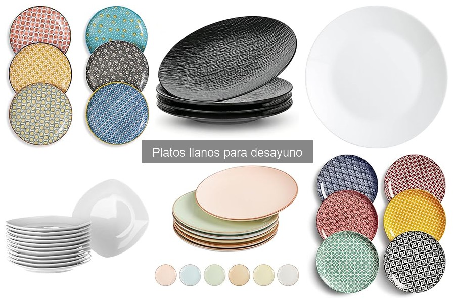 Problemas comunes al usar platos llanos para desayuno
