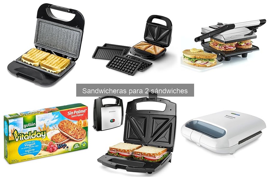 Problemas comunes al usar sandwicheras para 2 sándwiches