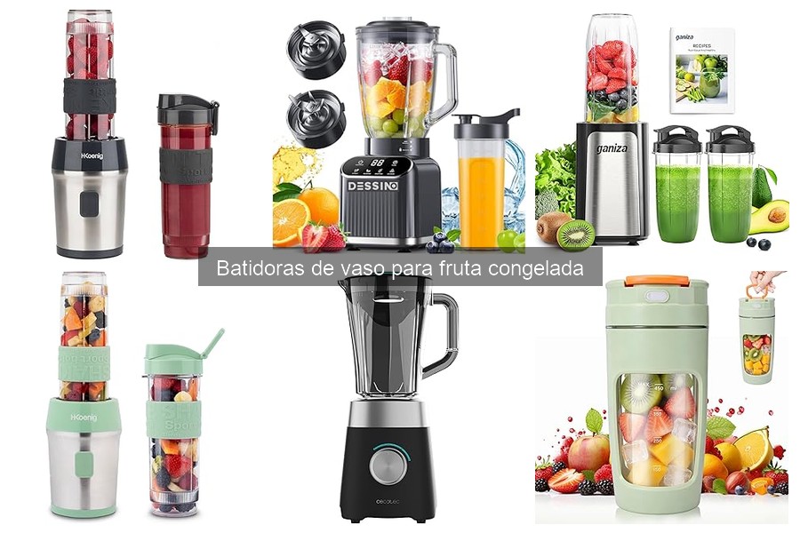 Problemas comunes con batidoras de vaso para fruta congelada