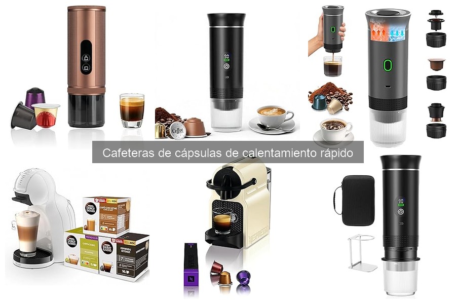 Problemas comunes con cafeteras de cápsulas de calentamiento rápido