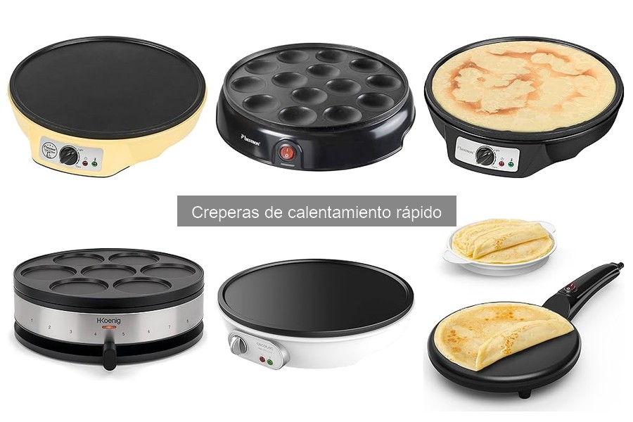 Problemas comunes con creperas de calentamiento rápido y soluciones