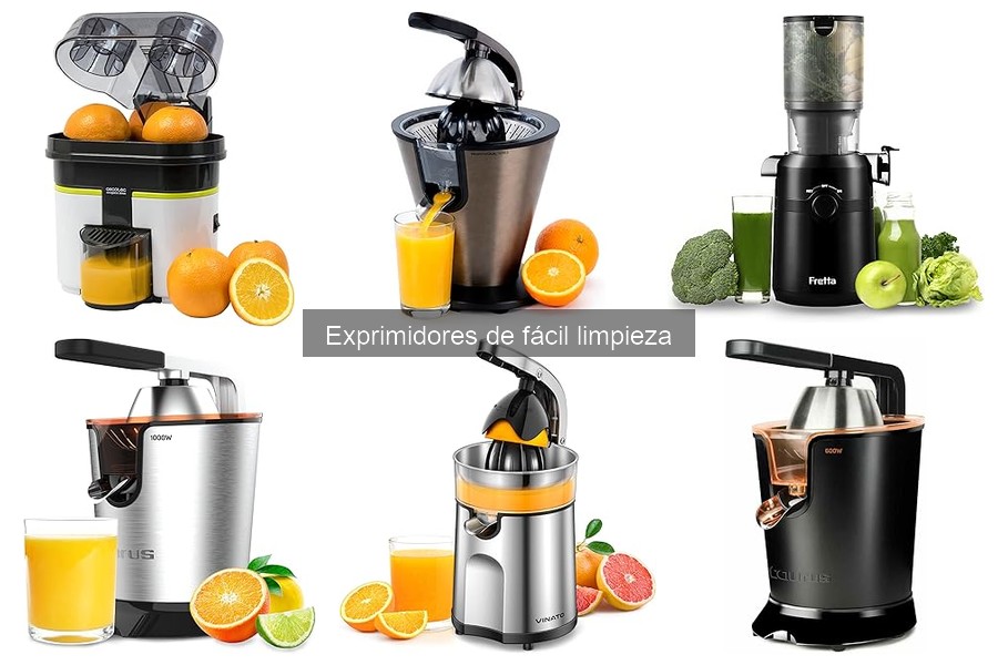 Problemas comunes con exprimidores de fácil limpieza y soluciones