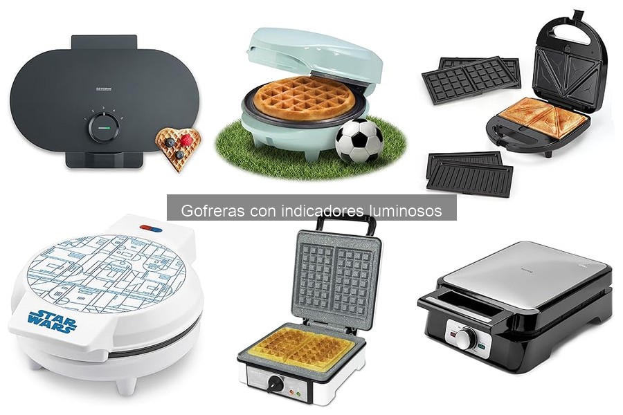 Problemas comunes con gofreras con indicadores luminosos