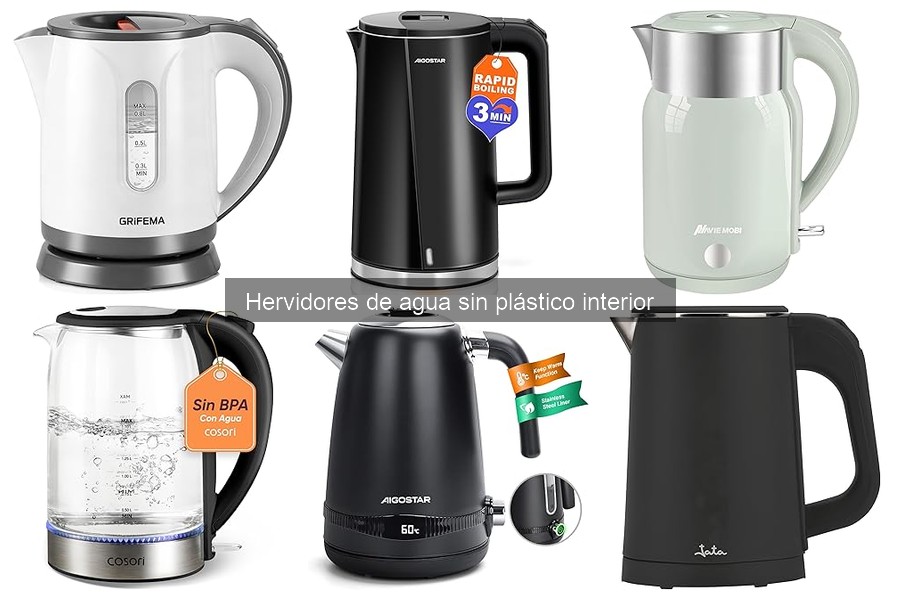 Problemas comunes con hervidores de agua sin plástico y soluciones