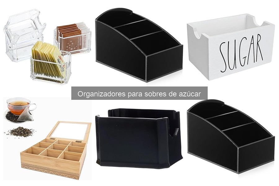 Problemas comunes con organizadores para sobres de azúcar